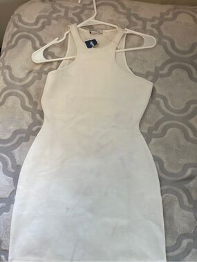 Zara bodycon white dress